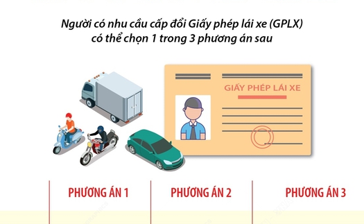 Ba phương án cấp đổi Giấy phép lái xe ở Hà Nội