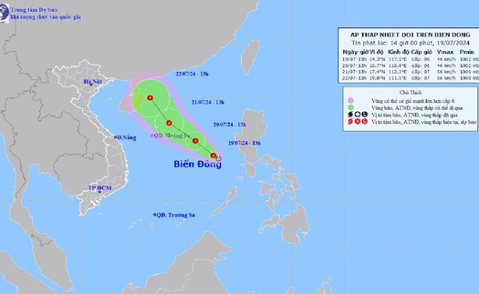 Chủ động ứng phó với áp thấp nhiệt đới trên Biển Đông