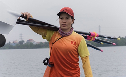 Tay chèo Phạm Thị Huệ: Bà mẹ hai con và ước mơ chinh phục Olympic