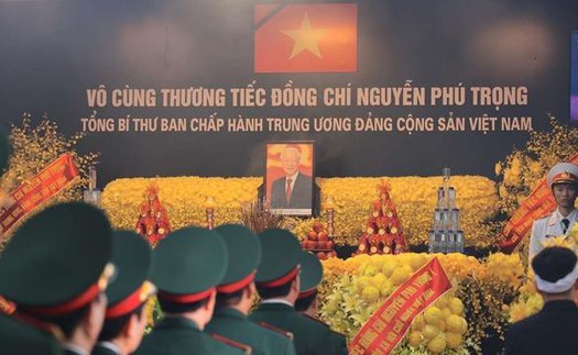 Lễ Quốc tang Tổng Bí thư Nguyễn Phú Trọng: "Biển người" tiếc thương vô hạn Nhà lãnh đạo đặc biệt xuất sắc của đất nước