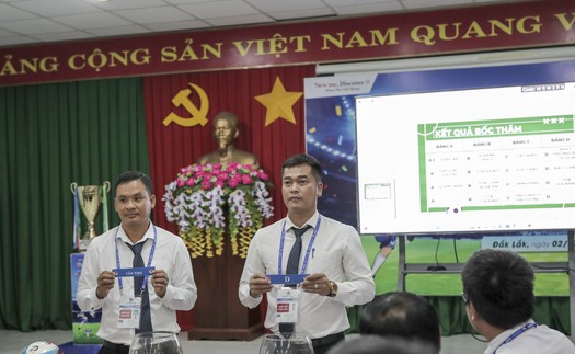 16 đội bóng dự giải bóng đá Thiếu niên U13 toàn quốc Yamaha Cup 2024