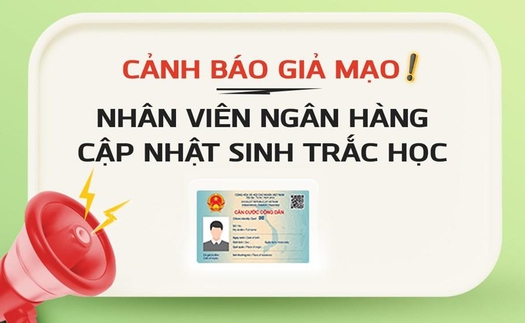 Cảnh báo thủ đoạn lừa đảo hỗ trợ cài đặt sinh trắc học, giả mạo nhân viên ngân hàng