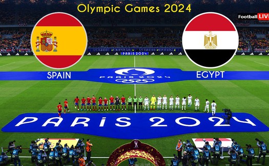 Link xem trực tiếp bóng đá Tây Ban Nha vs Ai Cập, bóng đá nam Olympic 2024 (20h00 hôm nay)