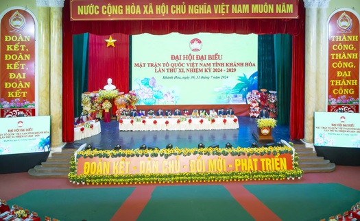 Bà Trần Thu Mai giữ chức Chủ tịch Ủy ban MTTQ Việt Nam tỉnh Khánh Hòa nhiệm kỳ 2024-2029