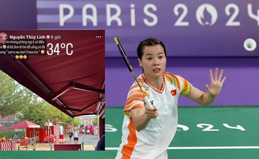 Tay vợt 'hot girl' Thuỳ Linh than thở về điều kiện cơ sở vật chất ở Olympic 2024, CĐV bắt đầu lo lắng cho trận 'chung kết' của bảng đấu