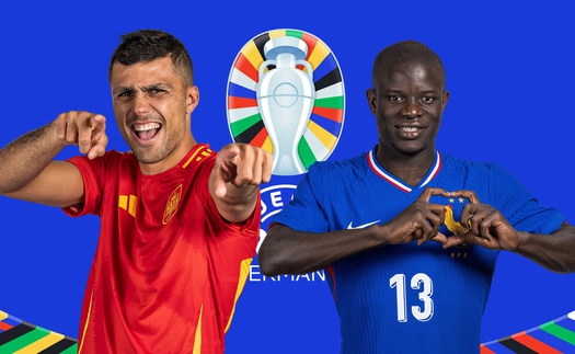 Bán kết Tây Ban Nha vs Pháp: Rodri vs Kante, cuộc chiến của những thủ lĩnh