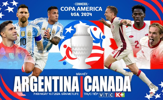 Nhận định bóng đá Argentina vs Canada, bán kết Copa America 2024 (7h00, 10/7)