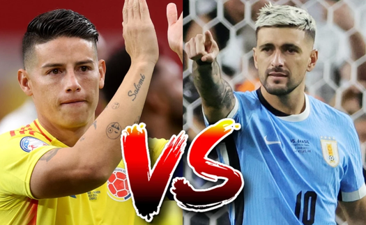 Dự đoán tỉ số Uruguay vs Colombia: Bất phân thắng bại, ít bàn thắng