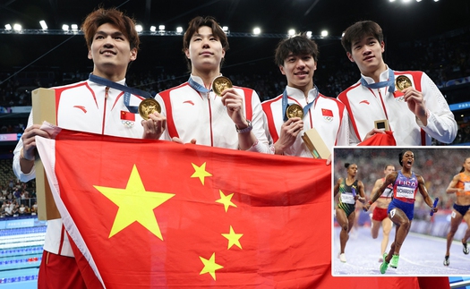 Bảng tổng sắp huy chương Olympic 2024: Mỹ và Trung Quốc vẫn đua song mã cực gay cấn, hồi kết hứa hẹn khó lường