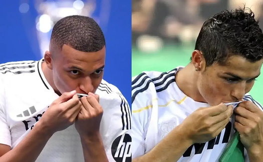 Mbappe ra mắt giống hệt Ronaldo khi khoác áo Real Madrid