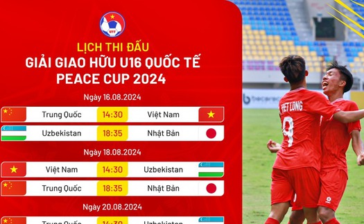 Xem trực tiếp bóng đá U16 Việt Nam vs U16 Trung Quốc ở đâu? VTV5 VTV6 có trực tiếp?