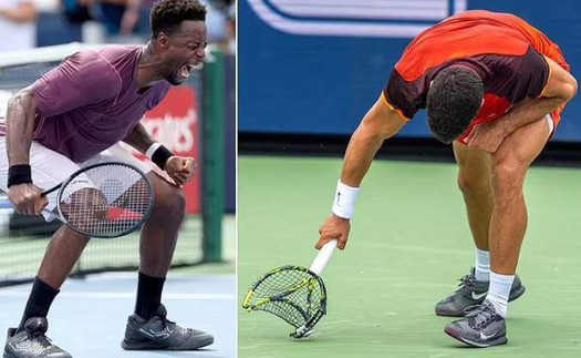 Alcaraz đập nát vợt khi thua sốc Monfils, bị loại sớm tại Cincinnati Open 2024