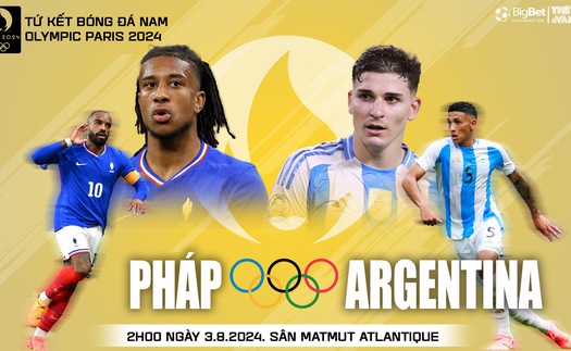 Nhận định, soi tỷ lệ Pháp vs Argentina (02h00, 3/8), tứ kết bóng đá nam Olympic 2024