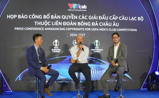 Việt Nam có bản quyền UEFA Champions League 3 mùa giải tới