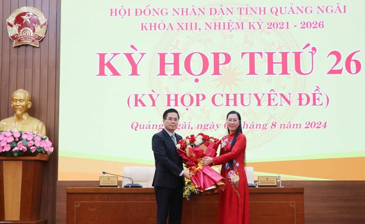 Ông Nguyễn Hoàng Giang được bầu giữ chức Chủ tịch Ủy ban nhân dân tỉnh Quảng Ngãi