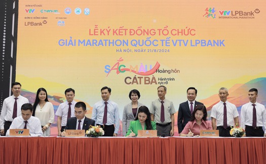 Giải Marathon quốc tế VTV LPBank - Sắc màu Hoàng hôn Cát Bà 2024 quy tụ hàng ngàn VĐV tham dự