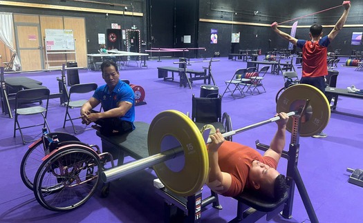 Đoàn thể thao người khuyết tật Việt Nam tại Paralympic 2024: Tích cực tập luyện, làm quen với địa điểm thi đấu