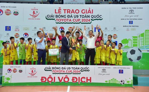 U9 Gia Bảo Hải Dương đăng quang ngôi vô địch giải U9 toàn quốc