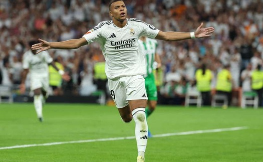 Mbappe 'mở tài khoản', Real Madrid tìm lại niềm vui chiến thắng để thu hẹp khoảng cách với Barcelona