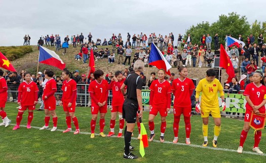 ĐT nữ Việt Nam thắng đội bóng châu Âu 3-0 với siêu phẩm sút xa, Huỳnh Như và đồng đội kết thúc chuyến du đấu thành công