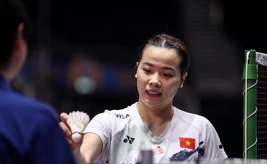 Thuỳ Linh nhọc nhằn đánh bại tay vợt Trung Quốc, cùng Đức Phát vào tứ kết Vietnam Open 2024