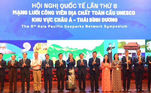 Khai mạc Hội nghị quốc tế lần thứ 8 Mạng lưới Công viên địa chất toàn cầu UNESCO khu vực châu Á-Thái Bình Dương