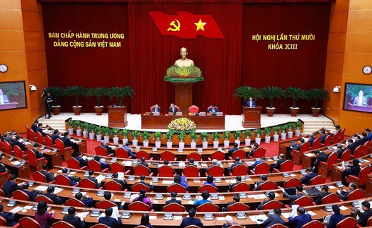 Khai mạc trọng thể Hội nghị lần thứ 10 Ban Chấp hành Trung ương Đảng khóa XIII