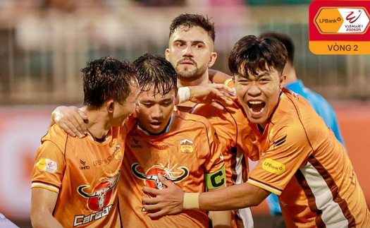 HAGL dẫn đầu V-League sau 2 chiến thắng ấn tượng, không ngôi sao nhưng vẫn bay cao