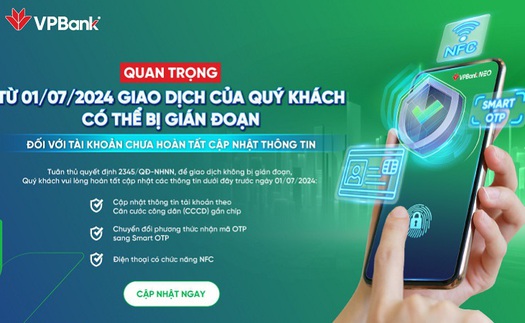 Giảm mạnh 72% số tài khoản lừa đảo sau "chiến dịch" xác thực sinh trắc học