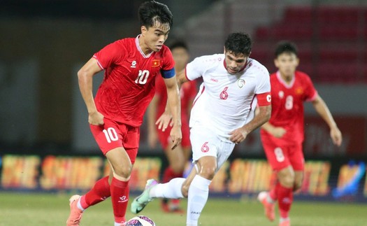 VTV5 VTV6 trực tiếp bóng đá U20 Việt Nam vs Syria vòng loại U20 châu Á: Không thể gỡ hòa (Hết giờ)