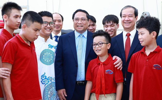 Thủ tướng Phạm Minh Chính: Dạy tốt, học tốt để đưa dân tộc Việt Nam trở thành một dân tộc thông thái