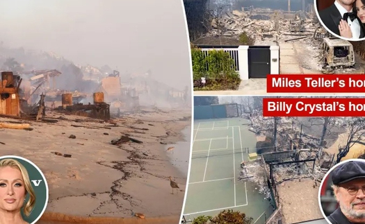 Thảm họa cháy rừng California: Nhiều sao Hollywood mất nhà, chỉ còn tro tàn và nỗi đau