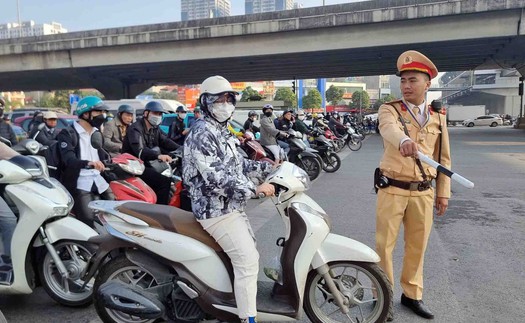 Nửa tháng thực hiện Nghị định 168, tình hình trật tự, an toàn giao thông chuyển biến rõ rệt