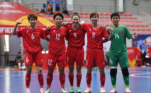 Đội tuyển futsal nữ Việt Nam xuất sắc giành vé dự VCK giải châu Á 
