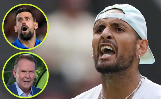 Nick Kyrgios đứng về phía Djokovic, chỉ trích nhà báo Australia ở giải Úc mở rộng