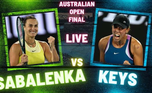 Link xem trực tiếp Sabalenka vs Madison Keys (15h30 hôm nay), chung kết đơn nữ Australian Open 2025