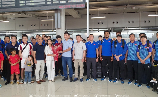 Đội tuyển Việt Nam đến trước, Thái Lan về sau trước trận chung kết lượt về ASEAN Cup 2024