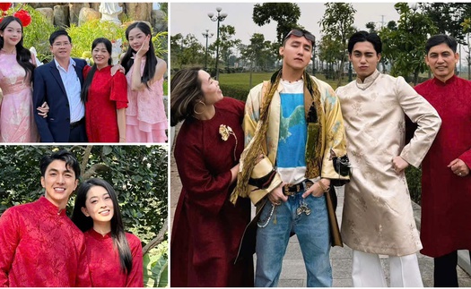Sơn Tùng M-TP, Hà Hồ, Bình An,... cùng loạt sao Việt khoẻ ảnh áo dài dịp Tết 