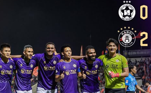 Thắng dễ tại Đà Nẵng, Hà Nội vượt qua ĐKVĐ Nam Định để lọt vào Top 6 V-League