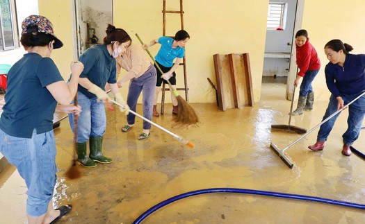 Hà Tĩnh xử lý môi trường, phòng chống dịch bệnh sau mưa bão số 10