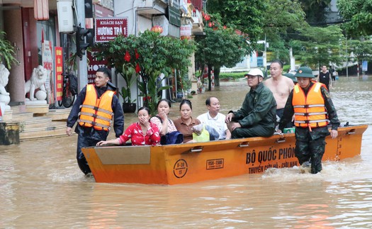 Tuyên Quang ngập lụt nghiêm trọng, hàng nghìn hộ dân phải di dời khẩn cấp