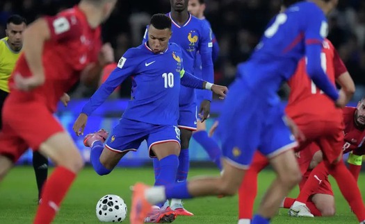 Vòng loại World Cup 2026: Mbappe ghi bàn trận thứ 10 liên tiếp, ĐT Đức đại thắng