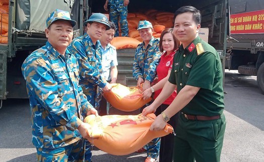 Cập nhật tình hình lũ lụt và công tác cứu trợ ngày 12/10