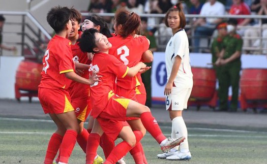 Đại thắng 5-0, đội trẻ nữ Việt Nam giành lợi thế lớn trong cuộc đua giành vé dự giải đấu cao nhất châu Á