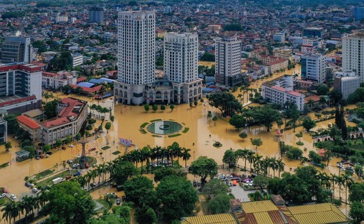 Bắc Bộ có mưa lớn, ngập lụt ở Thái Nguyên, Bắc Ninh và Hà Nội có thể kéo dài 1-2 ngày tới