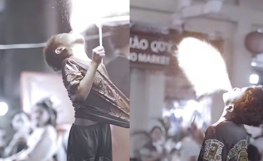 Bóc gỡ đường dây "chăn dắt" trẻ em ngậm dầu hỏa phun lửa để xin tiền