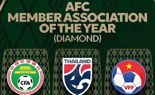 VFF vào tốp 3 để cử giải thưởng lớn của AFC