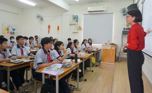 Thành phố Hồ Chí Minh: Giữ ổn định phương án tuyển sinh lớp 10 công lập năm học 2026-2027
