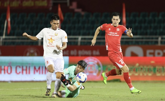 Tiến Linh không ghi bàn, HLV Lê Huỳnh Đức lo cho CLB Công an TP.HCM