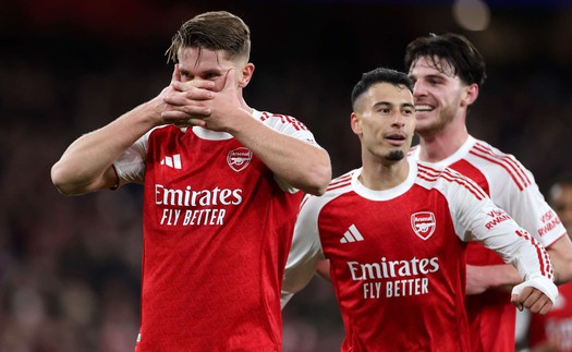 Gyokeres giải cơn khát bàn thắng, Arsenal đi vào lịch sử Champions League